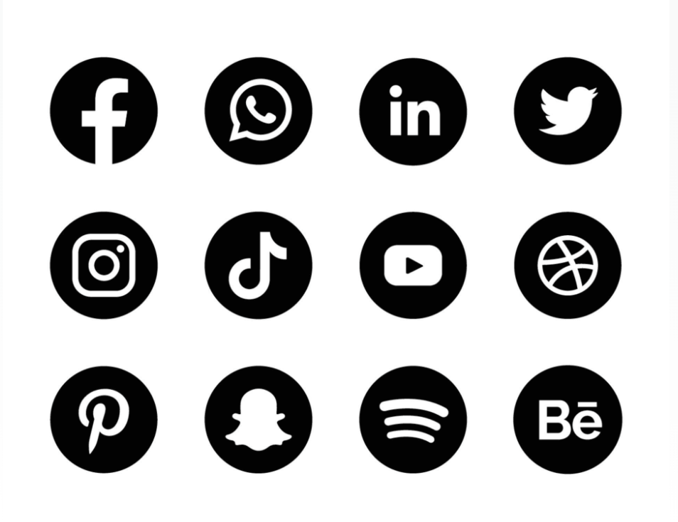 social media icons